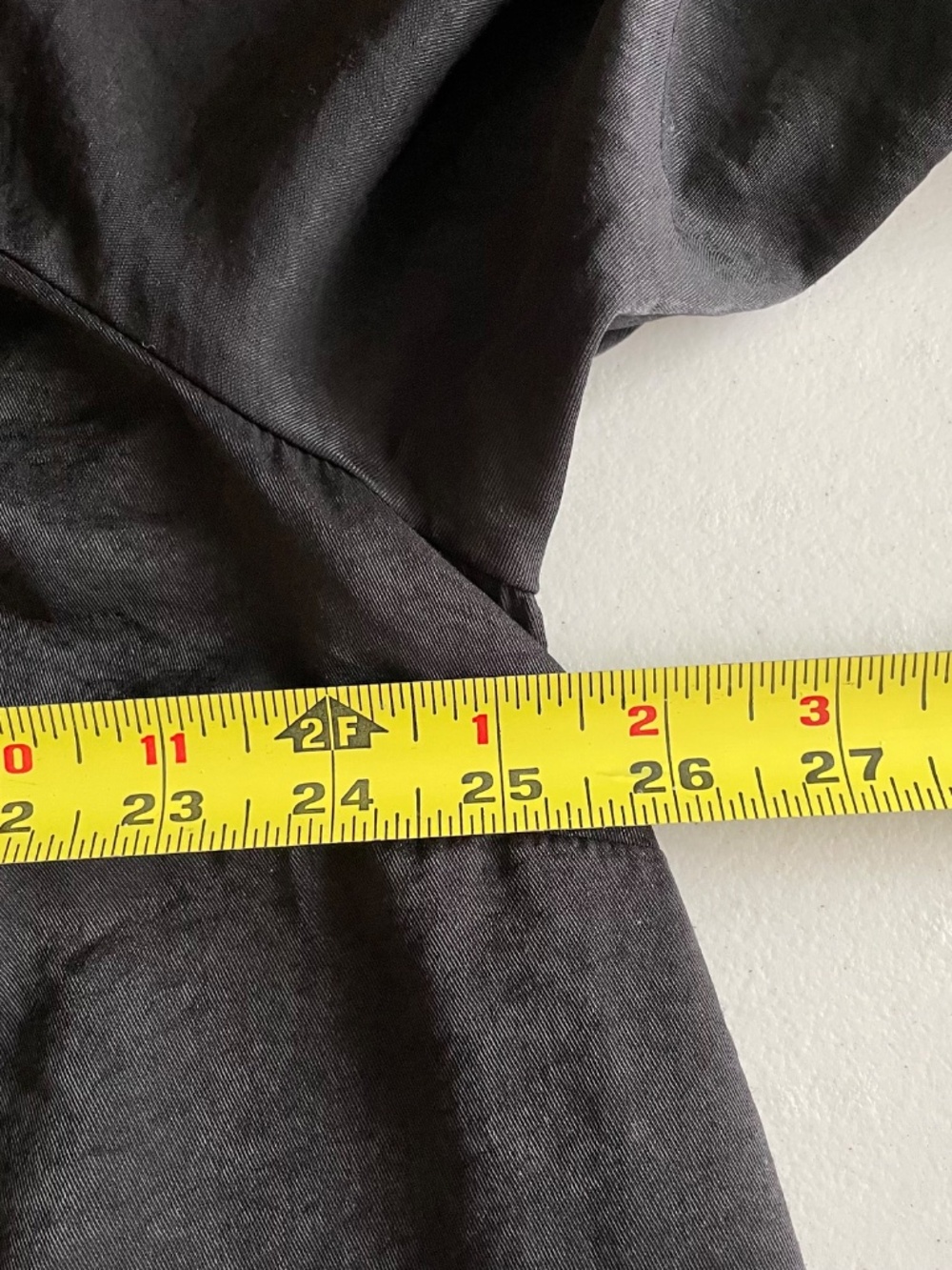 Ava & Viv Black Tunic Blouse with Keyhole and Tie Front, Size 2X - Picture 10 of 13